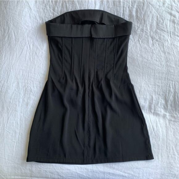 NWT With Jean Chloe Corset Strapless Tube Top A Line Mini Dress - Picture 9 of 14